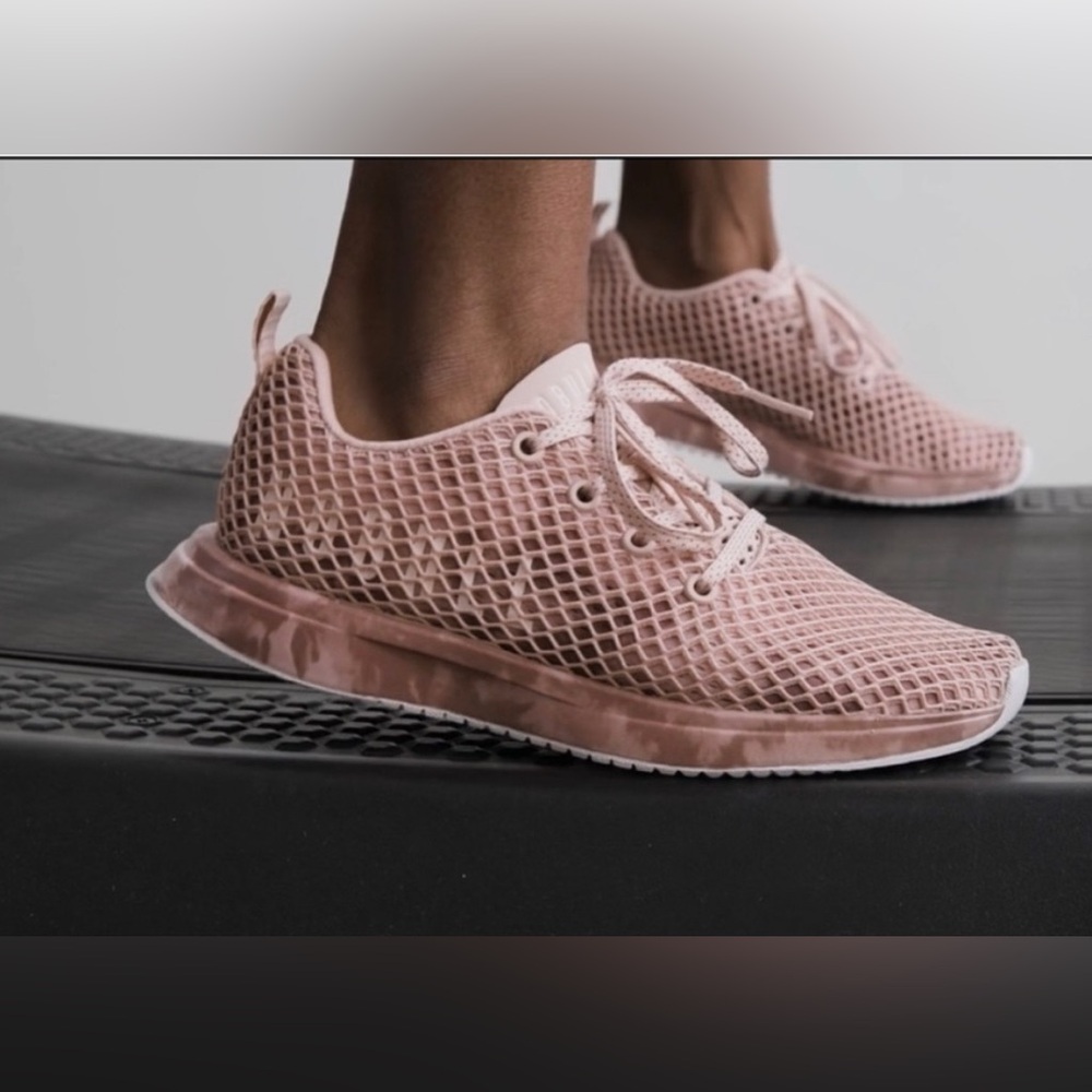 NoBull Dusty Rose Mesh Pink Camo Women’s Athletic Runner Shoes Size‎ 8